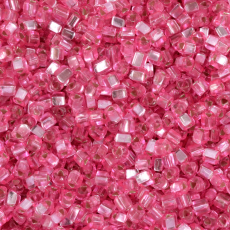 Vidrilho Triangular Preciosa® Ornela Pink Solgel Dyed Transparente (08277) 2,5mm