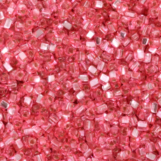 Vidrilho Triangular Preciosa® Ornela Rosa Solgel Dyed Transparente (08275) 2,5mm
