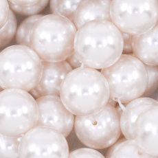Pérola de Vidro Collection Premium Branco 10mm