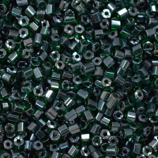 Vidrilho Preciosa® Ornela Verde Transparente T Lustroso (56620) 2x9/0=2,6mm