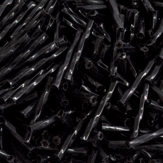 Canutilho Preciosa® Ornela Preto Fosco Torcido (23980) 20mm