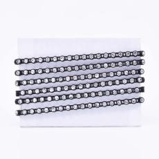 Corrente de Strass Niquel Supreme Jet SS12 = PP24 = 3mm