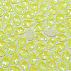 Gota para costura Supreme Cristal Neon Yellow 12x7mm