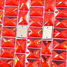 Retângulo para costura Supreme Light Siam 14x10mm