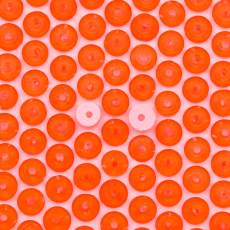 Lantejoula para costura Supreme Cristal Neon Orange 4mm