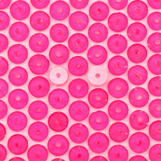 Lantejoula para costura Supreme Cristal Neon Rose 4mm