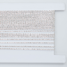 Corrente de Strass Níquel Preciosa® Cristal SS8 = PL18 = 2,40mm