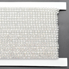 Fio de Strass Plástico Branco Preciosa® art. 81 Cristal SS12 = PP24 = 3mm