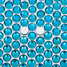 Strass Chaton Rose Supreme NO HF Indicolite SS16= 3,8mm