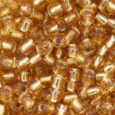 Miçanga Supreme Freestyle Ouro Novo Transparente 17020 6/0 aprox. 3,6mm