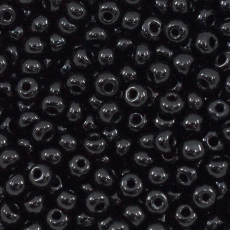 Miçanga Supreme Freestyle Preto Fosco 23980 6/0 aprox. 3,6mm