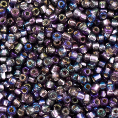 Miçanga Supreme Freestyle Lilas Transparente Aurora Boreal 27069 9,5/0 aprox. 2.35mm