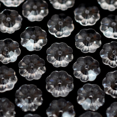 Flor para costura Preciosa® art. 438 52 Cristal sem espelho 8mm