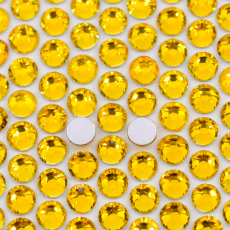 Strass Chaton Rose Supreme NO HF Light Topaz SS16= 3,8mm