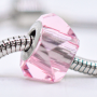 Berloque Swarovski Charm Becharmed Facetado Rose 14mm
