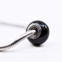 Berloque Swarovski Charm Becharmed Perola Preto 14mm