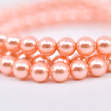 Perola de Cristal Sparkling art. 5810 Cristal Powder Rose Pearl 4mm