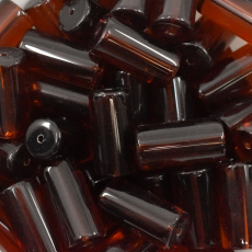 Conta de Vidro Supreme Firma Marrom (10110) Transparente 24x13mm