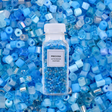 Mix de Vidrilhos Preciosa® Ornela Tons Azul Agua Safira 2x9/0=2,6mm