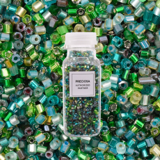 Mix de Vidrilhos Preciosa® Ornela Tons Verde Peridot 2x9/0=2,6mm