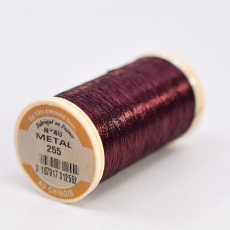 Linha Au Chinois Fils A Coudre 100% Poliamida Vermelho Metal (255) 40 Denier= 0,35mm