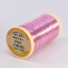 Linha Au Chinois Fils A Coudre 100% Poliamida Rosa Metal (292) 40 Denier= 0,35mm