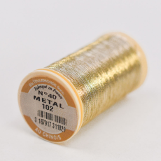 Linha Au Chinois Fils A Coudre 100% Poliamida Dourado Metal (102) 40 Denier= 0,35mm