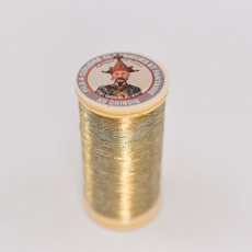 Linha Fil Au Chinois A Coudre Dourado Metal (102) 40 Denier= 0,35mm