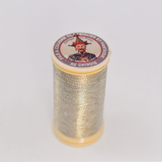 Linha Fil Au Chinois A Coudre Prata Metal (302) 40 Denier= 0,35mm