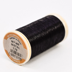 Linha Au Chinois Fils A Coudre 100% Poliamida Preto Metal (170) 40 Denier= 0,35mm