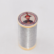 Linha Fil Au Chinois A Coudre Prata Metal (322) 40 Denier= 0,35mm