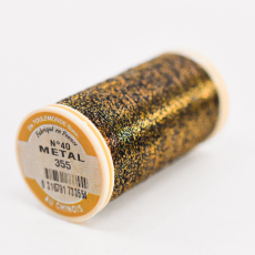 Linha Au Chinois Fils A Coudre 100% Poliamida Marrom Mesclada Metal (355) 40 Denier= 0,35mm