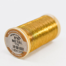Linha Au Chinois Fils A Coudre 100% Poliamida Dourado Metal (110) 40 Denier= 0,35mm