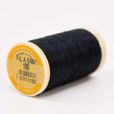 Linha Au Chinois de Algodão Coton Glace Fil A Grant Preto (180) 120 Denner= 0,20mm