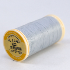 Linha Au Chinois de Algodão Coton Glace Fil A Grant Cinza (120) 120 Denner= 0,20mm