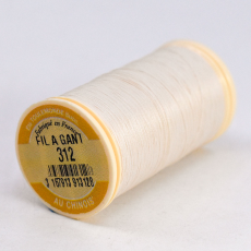 Linha Au Chinois de Algodão Coton Glace Fil A Grant Creme (312) 120 Denner= 0,20mm