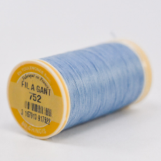 Linha Au Chinois de Algodão Coton Glace Fil A Grant Azul (752) 120 Denner= 0,20mm