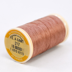 Linha Au Chinois de Algodão Coton Glace Fil A Grant Marrom (217) 120 Denier = 0,20mm