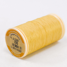 Linha Au Chinois de Algodão Coton Glace Fil A Grant Amarelo (335) 120 Denner= 0,20mm