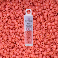 Miçanga Delica Miyuki Opaque Light Watermelon Fosca (DB2114) 11/0 = 1,6mm
