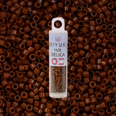 Miçanga Delica Miyuki Opaque Cognac Fosca (DB2142) 11/0 = 1,6mm