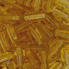 Conta de Vidro Artesanal Preciosa® Ornela Firma Topaz Transparente (10020) 24x13mm