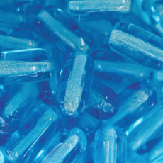 Conta de Vidro Artesanal Preciosa® Ornela Firma Água Transparente (60010) 24X13mm