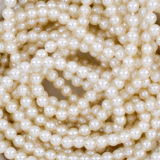 Pérola de Vidro Collection Premium Creme 3mm