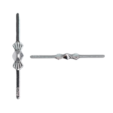 Clips Gravata para montar Lustre LDI Cristais® art. P604 Níquel 15mm