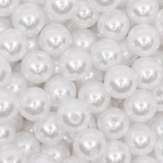 Pérola de Plástico ABS Supreme Super Branco 12mm