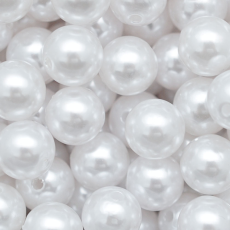 Pérola de Plástico ABS Supreme Super Branco (57102) 18mm