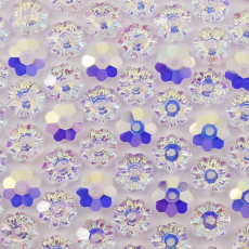 Flor para costura Supreme Unfoiled Cristal Aurora Boreal 6mm