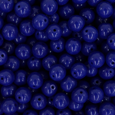 Conta de Porcelana Preciosa® Ornela Azul Fosco (33070) 6mm