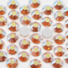 Strass Chaton Viva 12® Preciosa® art. 438 11 612 NO HF Light Peach Aurora Boreal SS20 = 4,6mm